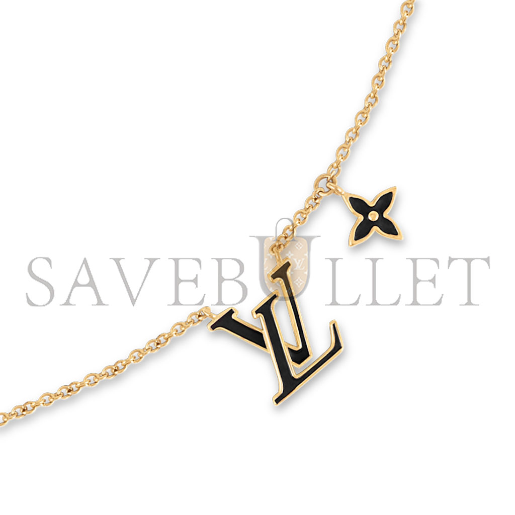 LOUIS VUITTON LV ICONIC ENAMEL NECKLACE M02147